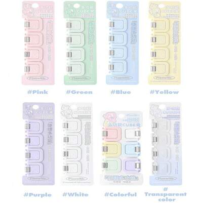 Conjunto de 4/6 Mini Clips Multifuncionais - Clips de Papel Minimalistas, Porta-Canetas, Organizadores de Papel para Provas e Documentos, Artigos de Papelaria Modernos, Ferramentas de Armazenamento Práticas para Escritório, Escola e Casa, Materiais de Escritório Confiáveis