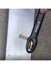 1pc Multi-Function Plum Blossom Wrench, Adjustable Self-Tightening Wrench With 8-12mm Diameter, Thick Design And Portable Handle, Suitable For Automotive Repair And Home DIY Projects - Adjustable Wrench - View 2