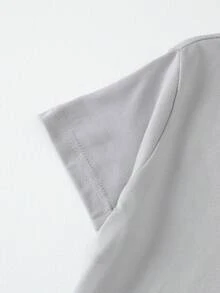 Bộ 4 món gồm áo thun ngắn tay và quần short cho bé trai/bé gái, trang phục mùa hè nhẹ nhàng, thoải mái, phù hợp cho trẻ từ 4-12 tuổi. - Nhiều màu - Xem 5