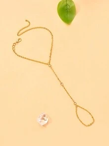 1 chiếc vòng tay đính đá hai lớp kiểu dáng mùa hè Châu Âu và Mỹ, trang sức đeo hàng ngày dành cho nữ. - Nhiều màu - Xem 8