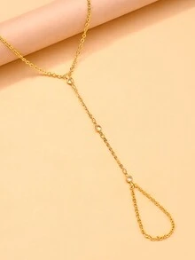 1 chiếc vòng tay đính đá hai lớp kiểu dáng mùa hè Châu Âu và Mỹ, trang sức đeo hàng ngày dành cho nữ. - Nhiều màu - Xem 10
