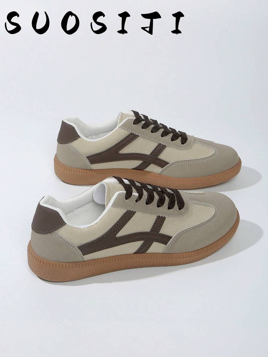 Women's Fashion Non-Slip, Durable, Comfortable And Lightweight Sports Casual Shoes - Beige - View 1