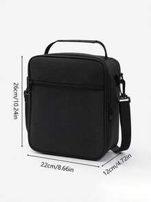 1pc Oxford Cloth Business Insulated Lunch Bag, Thermal Lunch Box, Portable Lunch Tote, Cooler Bag, Large Capacity - Multicolor - View 11