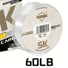 Dây câu SeaKnight 100M/50M phủ lớp Fluorocarbon, dây dẫn monofilament hai lớp phủ Fluorocarbon, dây dẫn 3-100LB - trắng - Xem 13