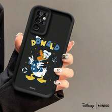 MINISO Disney Donald Duck "DONALD" Anchor TPU Phone Case, Nautical Style Compatible With Samsung S26 Ultra/S26 Edge/S26 Plus/S26/S25 Ultra/S25 Plus/S25/S25FE/S25Edge/S24Ultra/S24Plus/S24/S24FE/S23FE/S23Ultra/S23Plus/S23/S22Ultra/S22Plus/S22/S21Ultra/S21Plus/S21/A15/A16/A17/A23/A24/A25/A26/A33/A34/A35/A36/A52/A53/A54/A55/A56/A71/A72/A73, Christmas Gift For Girlfriend - Black - View 32