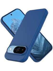 VRNOEI 純色軟殼保護套，磨砂背蓋，適用於 Pixel 10 8A 8 7 7A 6A 6 9 Pro XL 手機， 9 8 A 10 XL 手機保護殼 - 黑色 - 查看 4