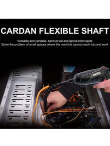 45件套迷你无线电动螺丝刀套装，可变形螺丝刀头，小型USB充电螺丝刀工具套装 - 彩色 - 查看 6