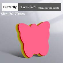 Cute Colorful Heart-Shaped Sticky Notes, Student Memo Pads, High-Quality Heart-Shaped Index Label Stickers, Middle/Elementary School Planner Markers, Creative Cartoon Memo Pads, Girly INS Style Memo Pads, Study/Office Index Stickers, Practical Item, Great Gift For Holidays, Birthdays, Delicate Craftsmanship, Household Essential - Multicolor - View 16