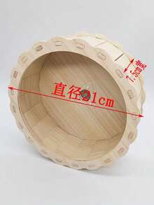 1 pieza Rueda de ejercicio de madera pequeña para mascotas, rueda de ejercicio silenciosa para hámsteres, adecuada para gerbos, conejillos de indias, hámsteres (15cm/19cm/21cm/23cm/26cm) - Multicolor - Ver 14