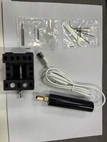 5件套USB供电手持迷你电钻套装，含3个钻头（0.8/1.0/1.2毫米），电动冲孔DIY工具 - 彩色 - 查看 6