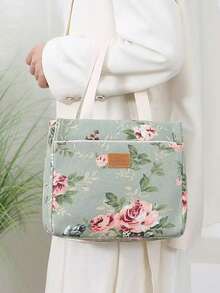 1 túi đựng cơm trưa cách nhiệt in hình, kèm túi đá cầm tay, chống thấm nước và chịu nhiệt. - Nhiều màu - Xem 4