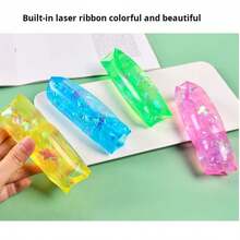 4个TPR小丝带，抓不到水蛇，趣味玩笑，动物抓不到它 - 彩色 - 查看 7