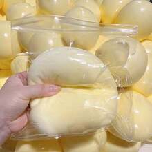 POKOJA LAND 1/6pcs Large Slow Rebound Squeeze Toy, PVC Material Sensory Toy, Stress Relief Pom Pom, OPP Packaging Gift, Stress Ball, Finger Toy, Adult Moisturizing Novelty Stress Relief Toy, Birthday Gift, Party Decor, Gift Box Filler - 彩色 - 查看 3