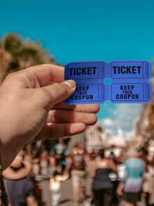 500/100/5pcs-Double Layer Roll Raffle Tickets, Suitable For Various Events, Admission, Classroom Rewards, Fundraising And Prizes, Ideal For Events, Carnivals, Ticket Raffles, Games, Celebrations, Beverages And Other Occasions - Multicolor - View 3