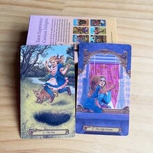 《仙境塔罗牌》，78张牌英文塔罗牌游戏 - Tarot In Wonderland - 查看 5