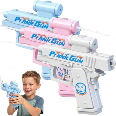 Squirt Gun - Dual-Direction Water Gun Toy, Made Of And Durable Plastic, Ideal For Children's Outdoor Summer Fun: Pool/Backyard Water Activities, Easy To Operate, Perfect For Family Events And Gatherings With Friends, Funny And Novelty Toy For Swimming Pool, Beach, Water Fight Activities, Creative Birthday/Gift Toy