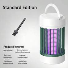 SOKANY USB Mosquito Killer Lamp With UV Light, 360° High-Voltage Shock, Hanging And Portable, 2 Modes (Trap And Night Light). Ideal For Bedroom, Dorm, And Outdoor Camping. Summer Essential Mosquito Killer, Chemical-Free Protection. - Multicolor - View 11