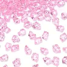 121pcs Fake Acrylic Ice Stones, Transparent Acrylic Fake Diamond Filler For Vases, Plastic Crystal Clear Fake Crushed Ice Stones, Acrylic Gems Suitable For Home Decor, Tabletop Scattering, Events, Wedding Decoration, Photo Props - 121pcs - View 22