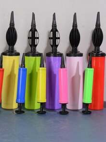 5/4/3/2/1pc Large/Small Portable Balloon Air Pump, Handheld Manual Air Pump Suitable For Balloons, Perfect For Christmas, Birthday, Wedding Party Decoration, Multiple Colors Available [Please Check Size Before Ordering] - X - View 8