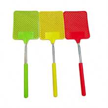 1个创意不锈钢伸缩式苍蝇拍，塑料手动苍蝇拍，家用，轻松拍打蚊子 - 1pc - 查看 8