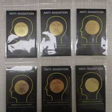 6pcs Electromagnetic Field Radiation Protection Shielding Stickers, 5G Quantum Shielding Phone Case Round Stickers, Electromagnetic Radiation Blocker, Negative Ion + Far Field, Suitable For Phones, Computers, Laptops, IPads - Gold - View 17