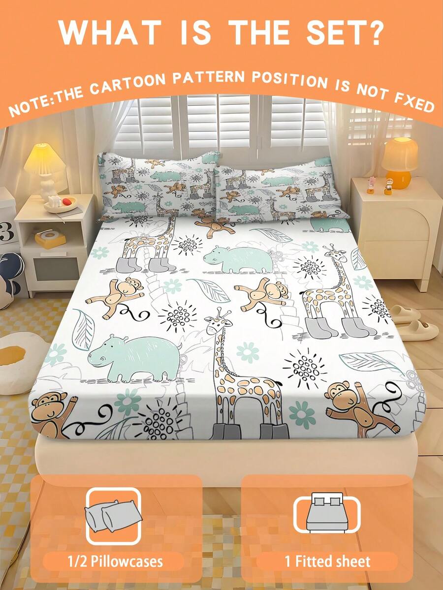 1/2/3 pezzi Set biancheria da letto per bambini con esplorazione interstellare, grande dimensione, morbido e confortevole, decorazione per camera da letto, camera degli ospiti, dormitorio, coprimaterasso, 100% poliestere, adatto per letti singoli, matrimoniali, queen e king size - Multicolore - Visualizzare 1