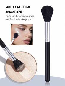 1 cọ tán phấn highlight cao cấp mềm mại, cọ má hồng tạo hiệu ứng chuyển màu tự nhiên, dụng cụ trang điểm đa năng, dụng cụ làm đẹp, quà tặng tuyệt vời. - Nhiều màu - Xem 2