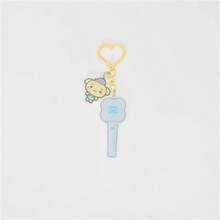 Hearts2Hearts创意迷你亚克力钥匙扣吊坠，H2H风格包包挂饰 - 彩色 - 查看 14