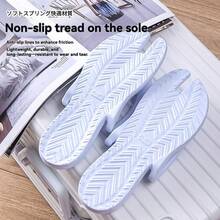 Dép xăng đan gấp gọn, nhẹ, dễ mang, thích hợp cho mùa hè ở nhà, bãi biển, du lịch, văn phòng, unisex. - Màu vàng (dép xỏ ngón) - Xem 3