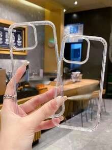CteGlodrix Funda de teléfono transparente, minimalista y linda de alta calidad con cobertura completa y antideslizante para iPhone 17 Pro Max - transparente - Ver 10