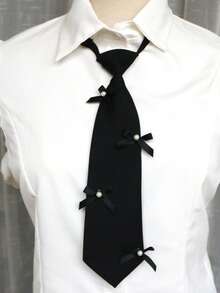 1个领结，休闲学院风街头服饰，日常佩戴，礼物 - 彩色 - 查看 11