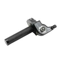 22mm (7/8 pulgada) Empuñadura de acelerador universal de aluminio ligero para motocicleta/motocross/ATV con cable - A - Ver 3