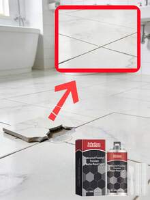 jakehoe 瓷砖修补胶 - 家用浴室瓷砖、地板瓷砖、大理石AB级防水修补胶。这款家用瓷砖修补胶专为浴室瓷砖、地板瓷砖、大理石及各种石材设计。它可以轻松修复瓷砖裂缝、缺角、边缘损坏和脱落等常见问题。 - A - 查看 2