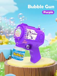 Kids Party Favor Bubble Gun Set, Fun Automatic Bubble Machine, Suitable For Outdoor Birthday Or Wedding Gift Toy, Suitable For Summer Use (Batteries And Bubble Liquid Not Included) - Multicolor - View 12