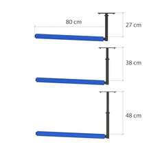 Ceiling Storage Racks - Zwart/Wit - Bekijken 5