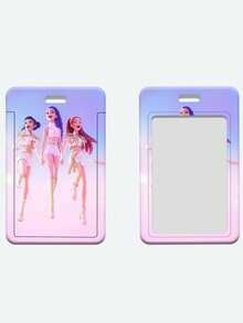 Hasbro Ví đựng thẻ , phụ kiện anime đựng thẻ học sinh/thẻ xe buýt/thẻ ngân hàng, món quà tinh tế dành cho bản thân hoặc người khác. - Bộ bài Nữ Thợ Săn Quỷ - Xem 8