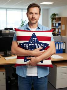 1 pièce Housse de coussin décorative personnalisable thème Thanksgiving, personnalisée avec votre texte, numéros, images préférés. Meilleur cadeau pour anniversaire, fête des pères, fête des mères, Halloween, Noël, Saint-Valentin, jour personnalisé, Jour du Souvenir, Thanksgiving, Pâques, Poisson d'Avril, Carnaval, Journée Portes Ouvertes, Fête Nationale, etc. (Coussin non inclus) - Modèle D - Voir 9