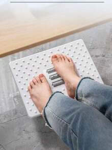 1个符合人体工学的摇摆式脚踏板 - 带按摩滚轮,缓解办公疲劳,防滑摇摆式脚踏板,适用于办公室、书房或客厅 - 灰色/白色/黑色 - 改善姿势,耐用PP材质,足部按摩工具 | 按摩脚垫 | 手动按摩滚轮 - 彩色 - 查看 9