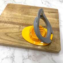 1 cái dụng cụ cắt trứng bằng thép không gỉ: Dụng cụ nhà bếp sáng tạo, hoàn hảo để cắt trứng, trái cây, dây cắt bằng thép không gỉ 304, dụng cụ cắt trái cây, dụng cụ chia trứng. - Dụng cụ cắt trứng bằng thép không gỉ - Xem 4