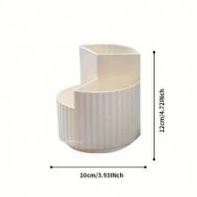 桌面笔筒，化妆品收纳盒，桌面笔筒整理器，可爱笔杯，适用于办公室、学校、美术用品，适合办公室、学校、家庭、返校学习用品 - 多色 - 查看 4