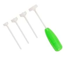 4件套多功能水果去核切片器，塑料材质，带防滑手柄，快速便捷，适用于家庭和厨房，轻松去除果核或切掉蔬菜顶部。 - 綠色 - 查看 7