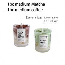 1/2 cái Nến thơm dạng thạch mới (Hương vị: Matcha/Cà phê đá), Trang trí trong nhà, Phù hợp trang trí đám cưới, Trang trí ký túc xá, Ngày lễ Tình nhân, Sinh nhật, Quà tặng gia đình & bạn bè, Trang trí phòng khách & phòng ngủ, Tiệc, Quà tặng Ngày của Cha, Giá đỡ nến, Quà tặng thú vị cho bạn trai/bạn gái, Quà tặng tri ân giáo viên/Quà tặng phù dâu - Nhiều màu - Xem 14