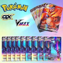 300张完整英文卡牌（V系列、Vmax、GX稀有卡），做工精美，高生命值和战斗力，动漫、游戏、周边商品、生日和节日派对的必备礼物 - 彩色 - 查看 2