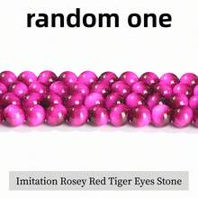 Colorful Tiger Eye Agates Stone Beads Round Loose Spacer Beads For Jewelry Making DIY Bracelet Necklace - Multicolor - View 15