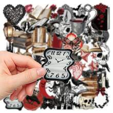50 pièces Autocollants imperméables créatifs "A Court Of Eternal Night", convenant pour ordinateur portable, bouteille d'eau, ordinateur, planche de skate, guitare, réfrigérateur, bagage, scrapbooking, bureau, mur, coque de téléphone. Idéal pour la décoration de la maison, la rentrée scolaire, les anniversaires, les cadeaux de fête. - 50 pièces - Voir 4