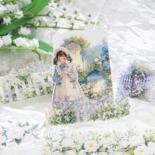 1包20片裝各式風景主題長款裝飾貼紙，適用於剪貼簿、DIY拼貼、創意卡片、手工筆記本、個性化雜誌，學校用品與手工創作的絕佳素材 - 1 Set - 查看 4