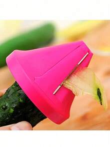 1pc Multi-Function Spiral Vegetable Peeler/Slicer - For Potatoes, Carrots, Radishes, Etc. - Multicolor - View 6