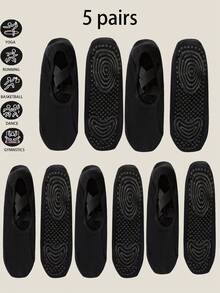 1/3/7 Đôi tất thể dục Barre Pilates Yoga dành cho nữ, tất yoga chống trượt bằng silicon, độ bám chuyên nghiệp, phù hợp cho chạy bộ, tập gym, Pilates, múa ba lê và các bài tập trên sàn - Nhiều màu (đen, hồng, xám, tím, kaki), có hỗ trợ vòm chân và đệm mắt cá chân - Món quà lý tưởng cho những người đam mê khiêu vũ và thể dục, dụng cụ tập luyện thiết yếu, chất liệu bền. - Nhiều màu - Xem 19