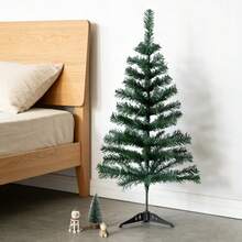 60cm 50T Artificial Christmas Tree With Plastic Stand, Green - Green - View 3