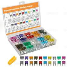 80 PCS Car Fuses Assortment Kit, Standard & Fuse (2A/3A/5A/.5A/10A/15A/20A/25A/30A/35A), Blade Fuses Automotive Car, RV, Truck, Marine, Motorcycle - 1 - View 8